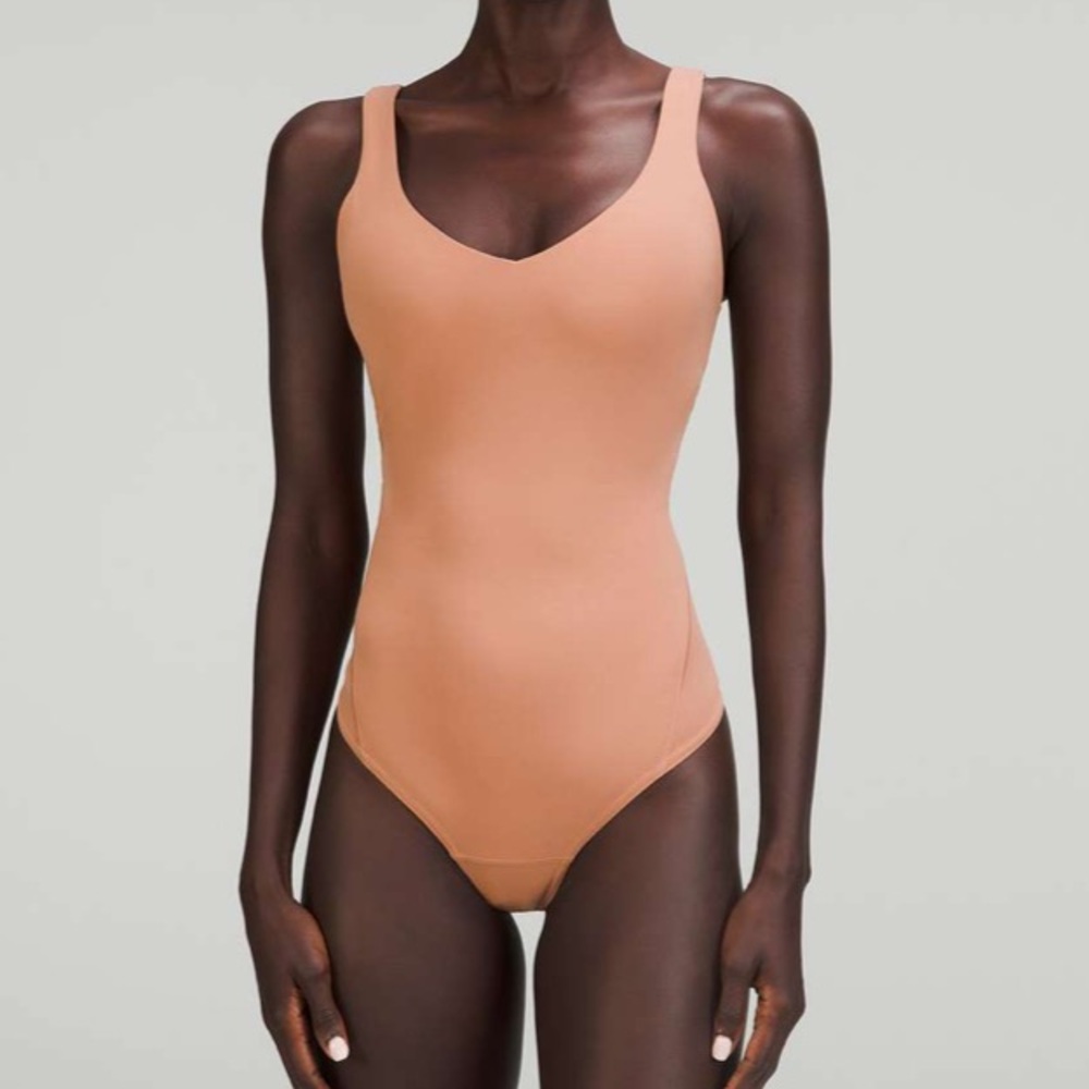 NEW NWT Lululemon Align Bodysuit Dusty Clay Size 2 Sz 2